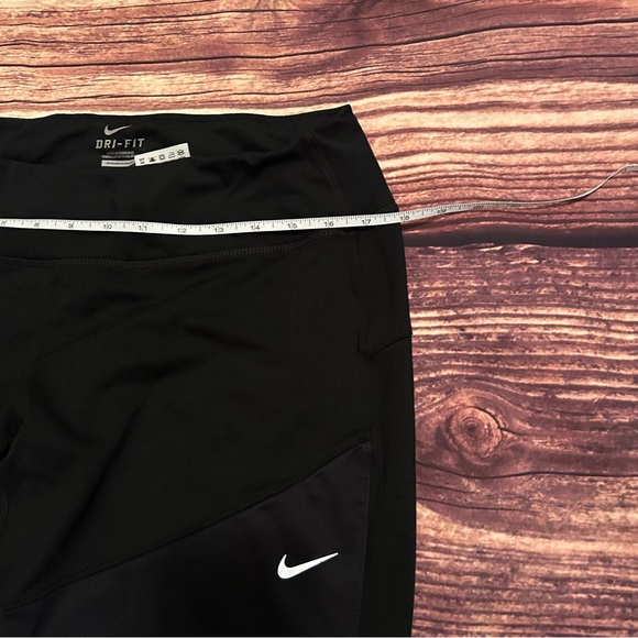 Nike Dri-Fit Thermal Running Pants Men’s M Black Gym Fitness Workout Hi-Viz - Picture 4 of 8